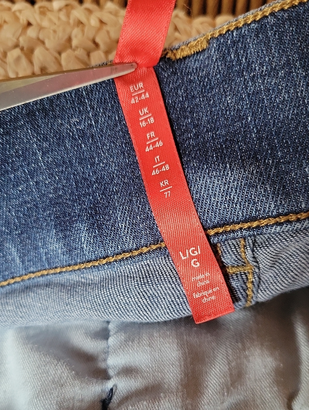 Spanx bootcut jeans/jeggings, blue, size L - Picture 6 of 10